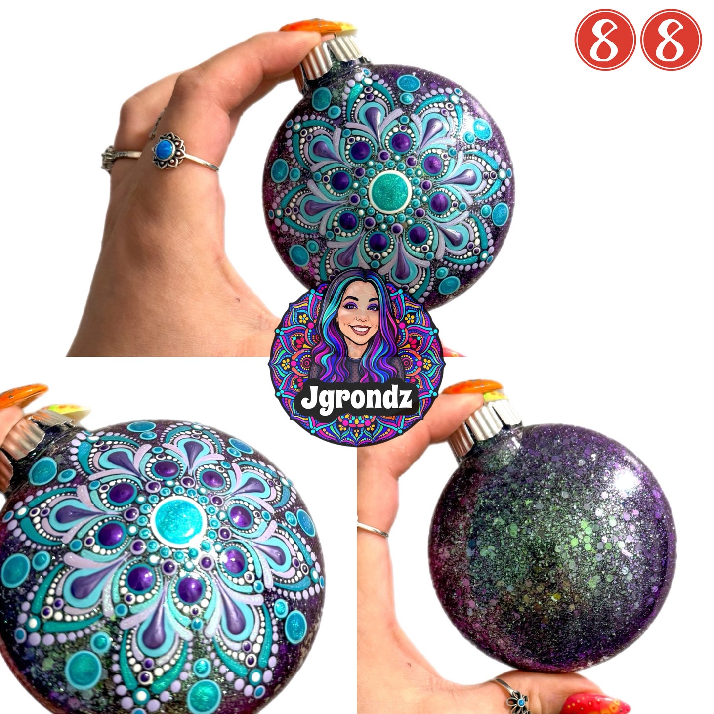 3” Mandala Ornament
