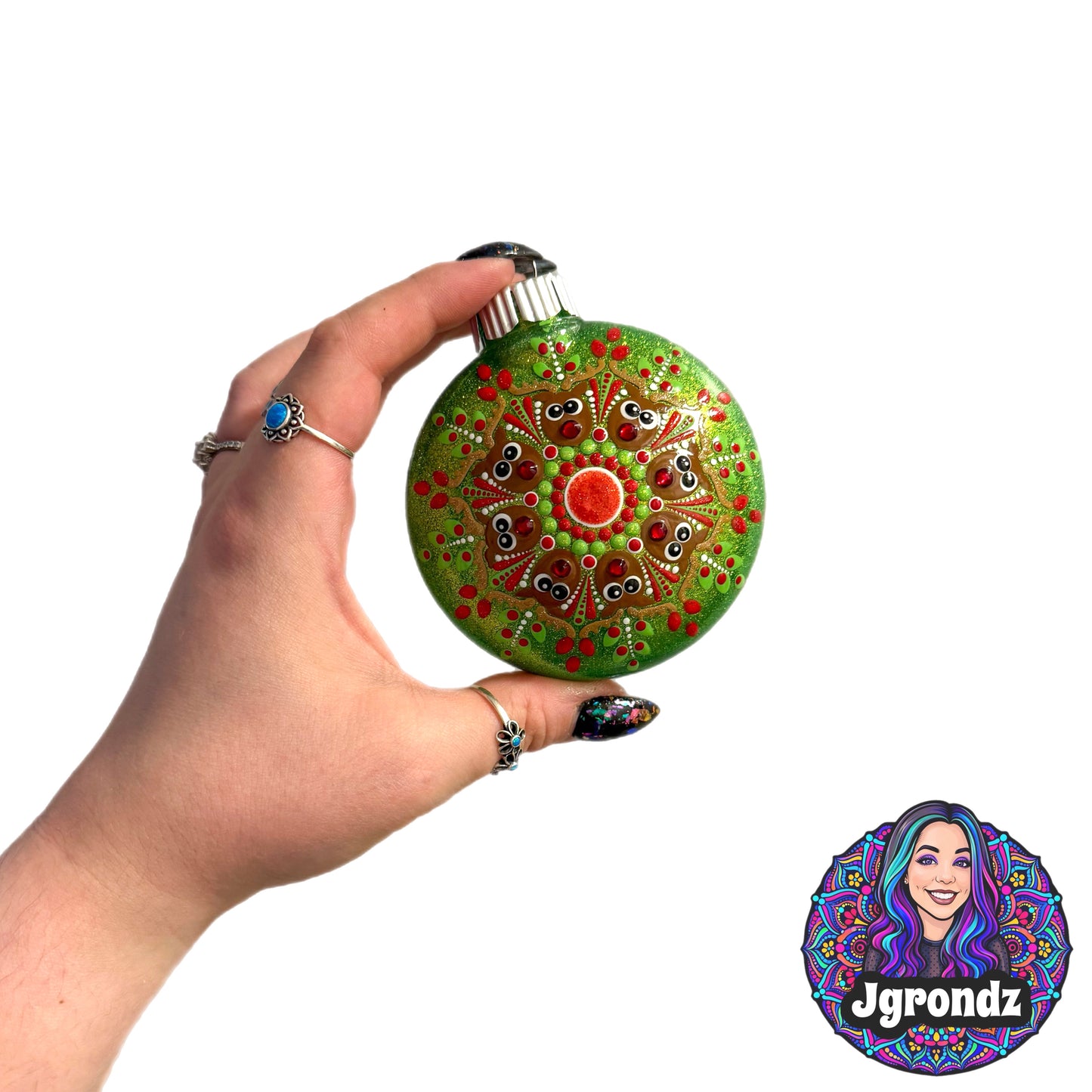 3” Reindeer Mandala Ornament