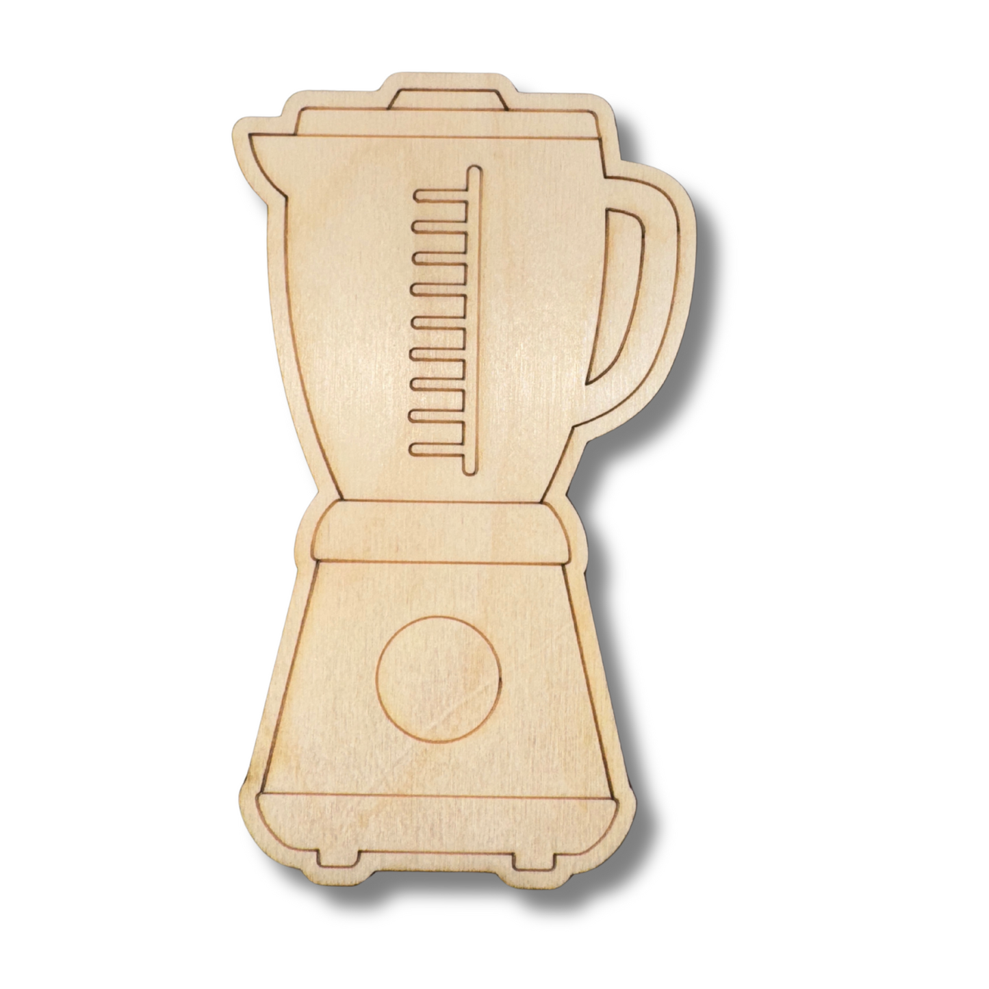 Unfinished Wood Etched Blender Shape | Paint By Line Crafts | up to 30" DIY