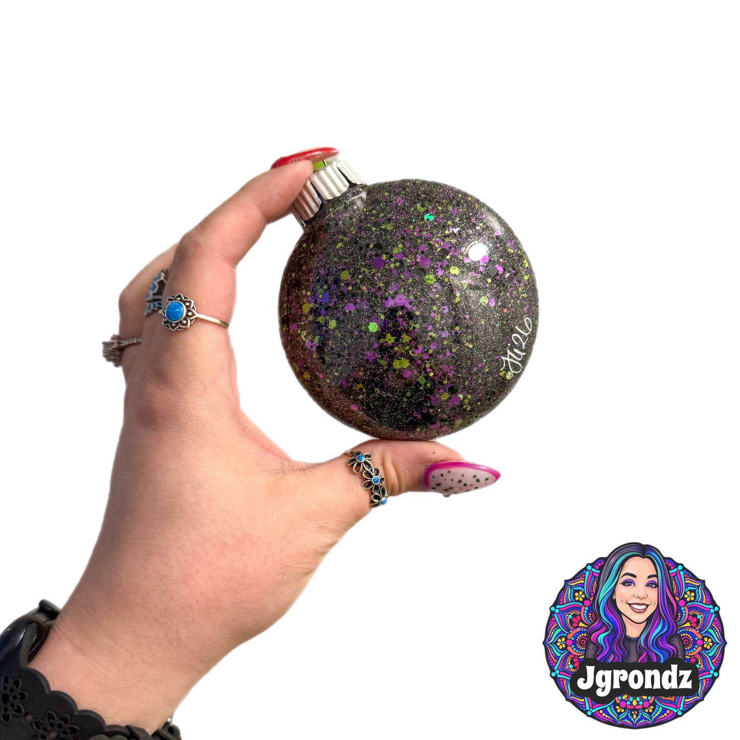 3” Ghost Mandala Ornament