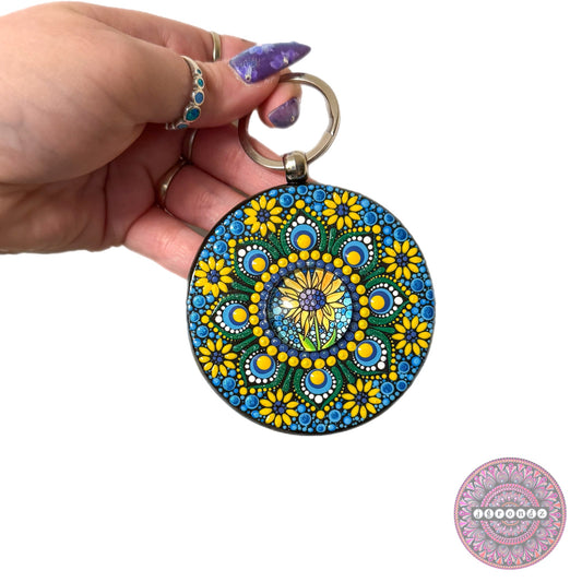Sunflower Purse Pendant 3”