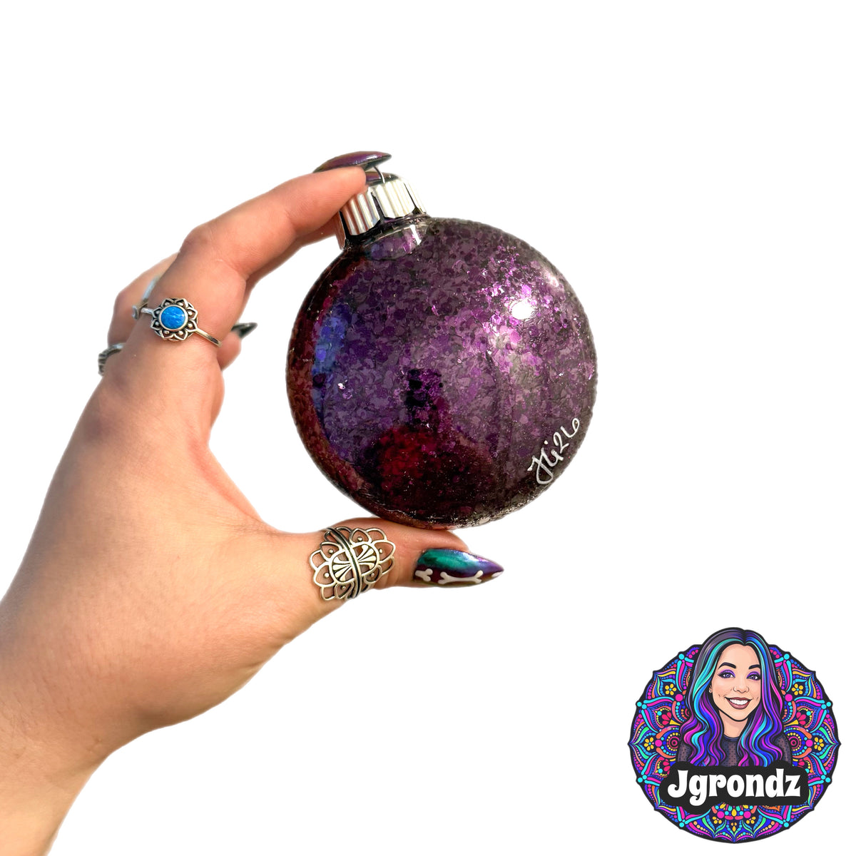 3” Halloween Mandala Ornament