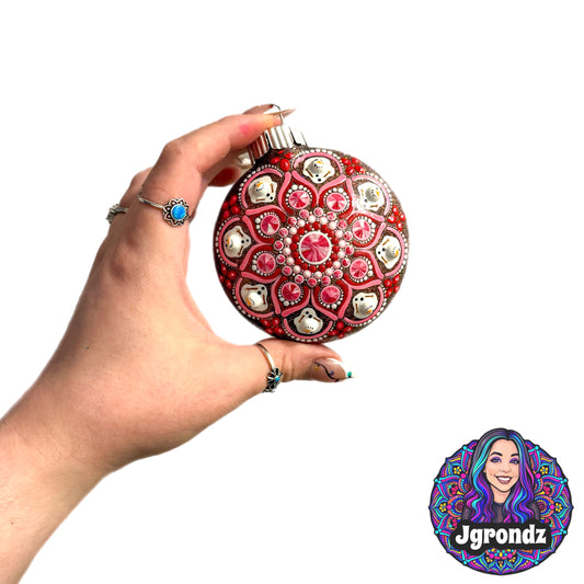 3” Melting Snowman Mandala Ornament