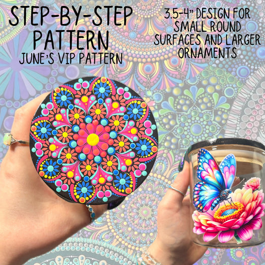 3.5-4inch Mandala Pattern
