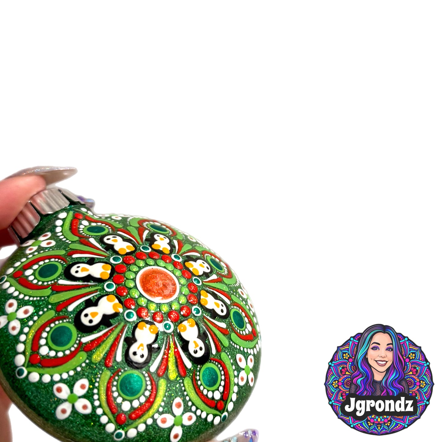 3” Penguin Mandala Ornament