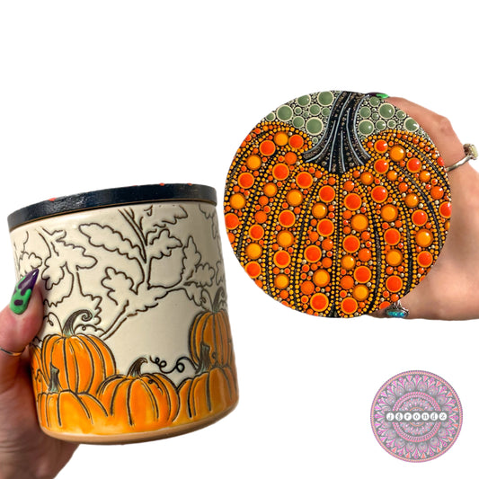 Large Pumpkin Stash Jar