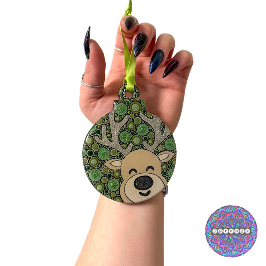 Reindeer 4” Wood Ornament