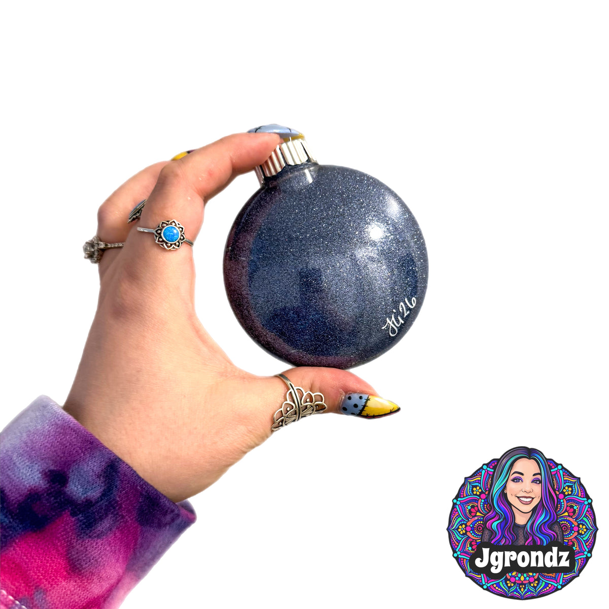 3” Melting Snowman Mandala Ornament
