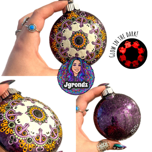 3” Halloween Mandala Ornament