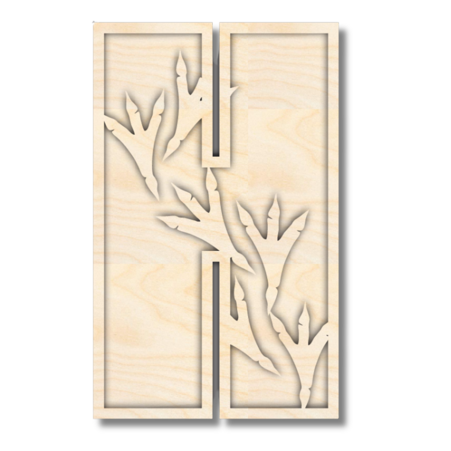 Unfinished Wood Layered Themed Letters | Dinosaur | A-Z | 2 Piece | up to 24"