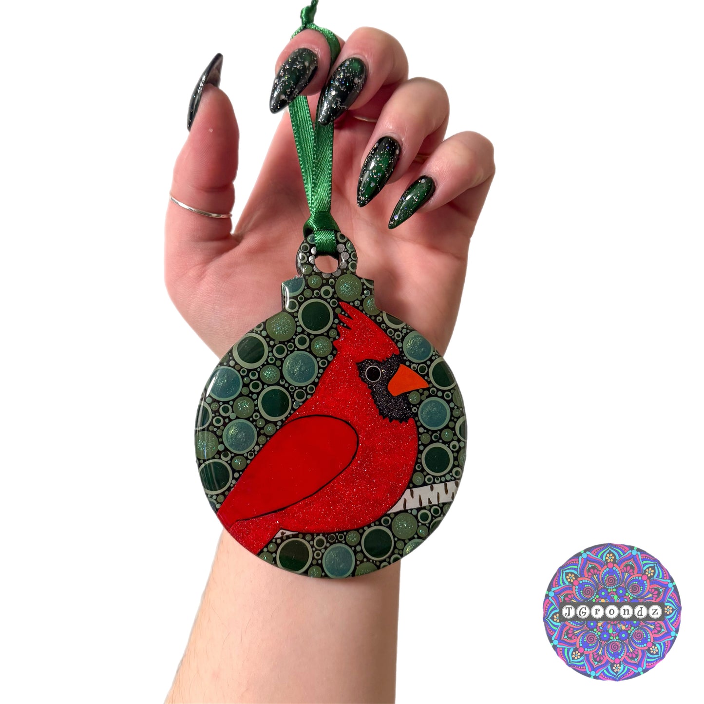 Cardinal 4” Wood Ornament