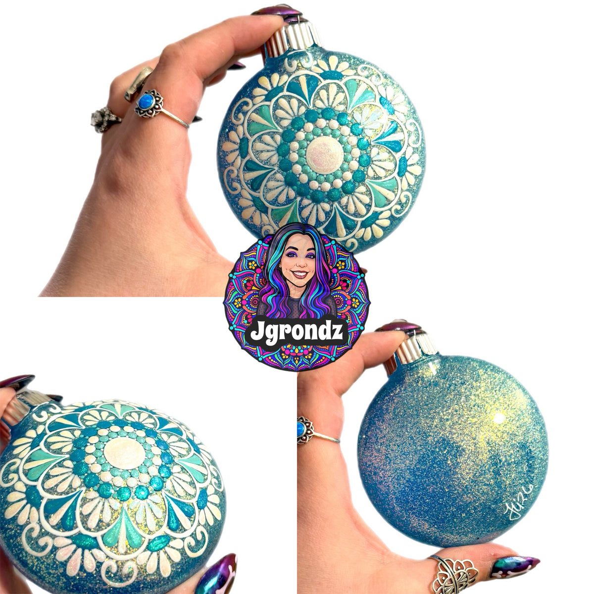 3” Mandala Ornament