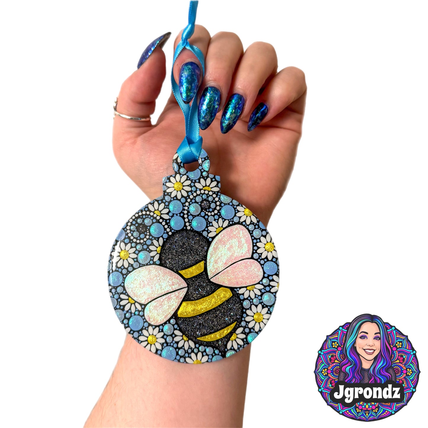Bumble Bee 4” Wood Ornament