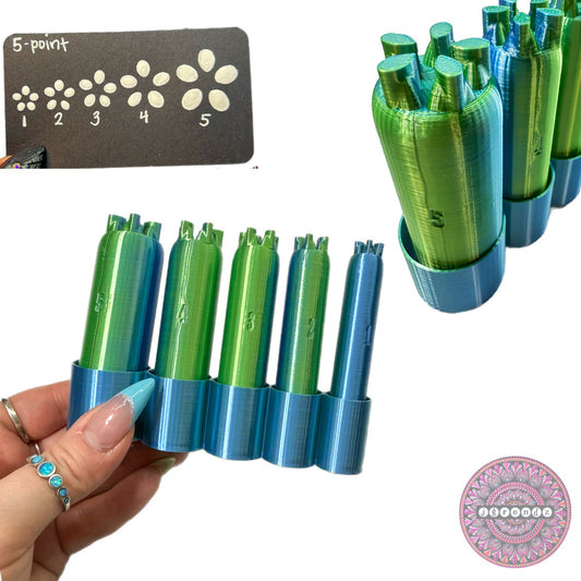 5-Point Flower Dotting Tools