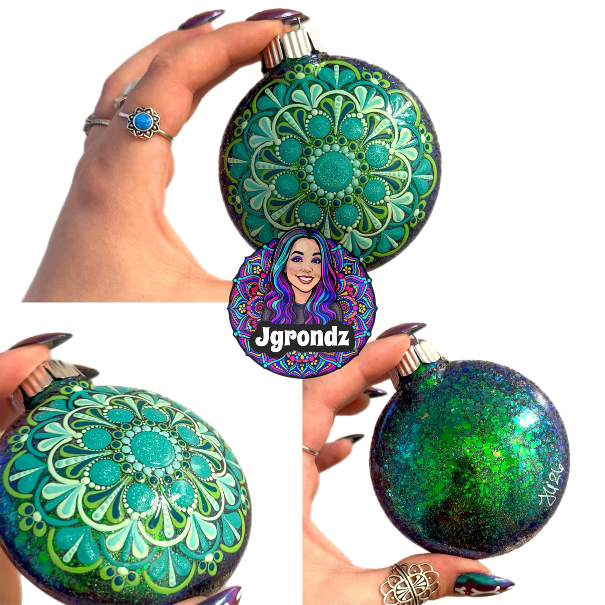 3” Mandala Ornament