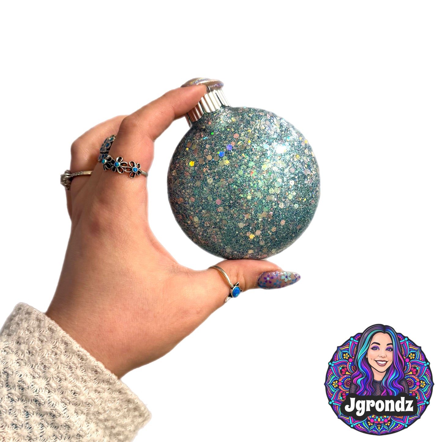 3” Snowman Mandala Ornament