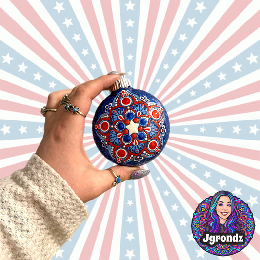3” 250th Anniversary Mandala Ornament