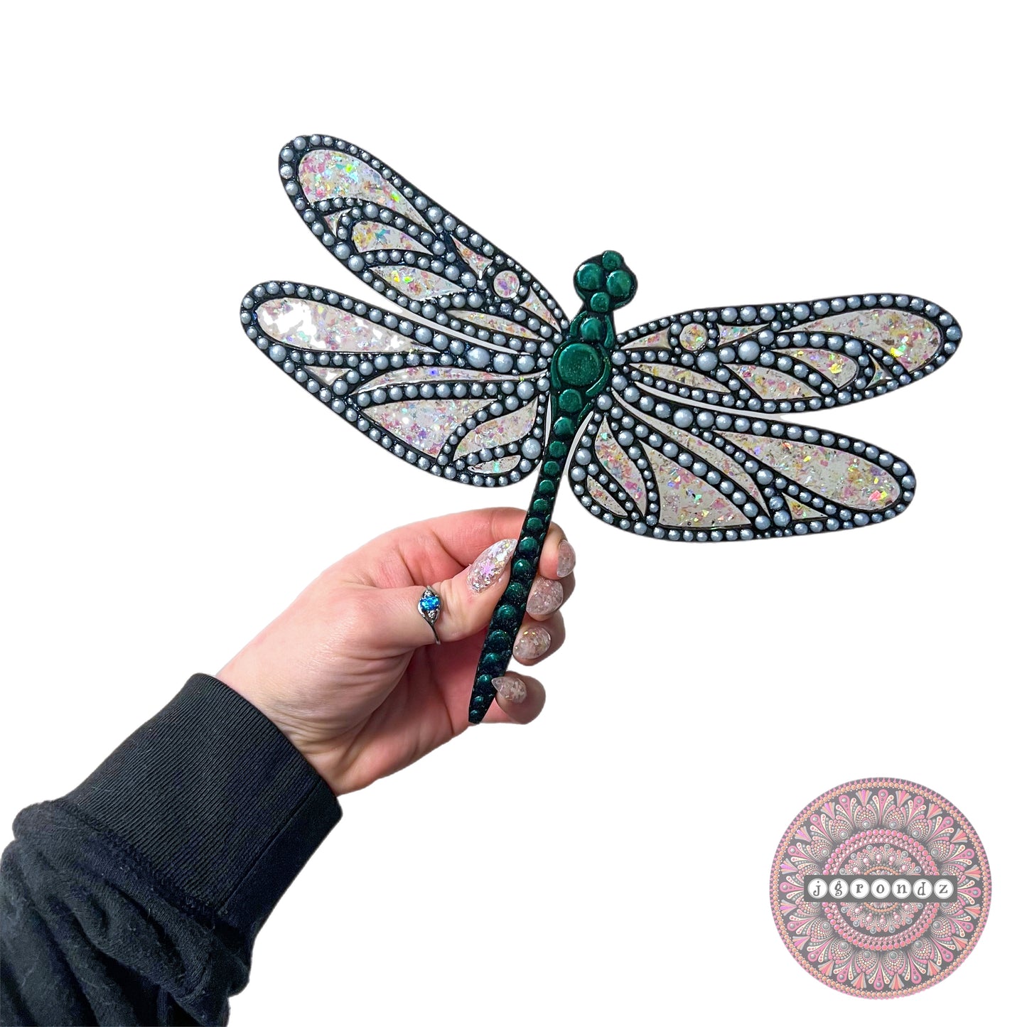 Dragonfly Dot Art Painting