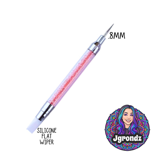 .8mm Dotting Tool / Silicone Wiper Duo