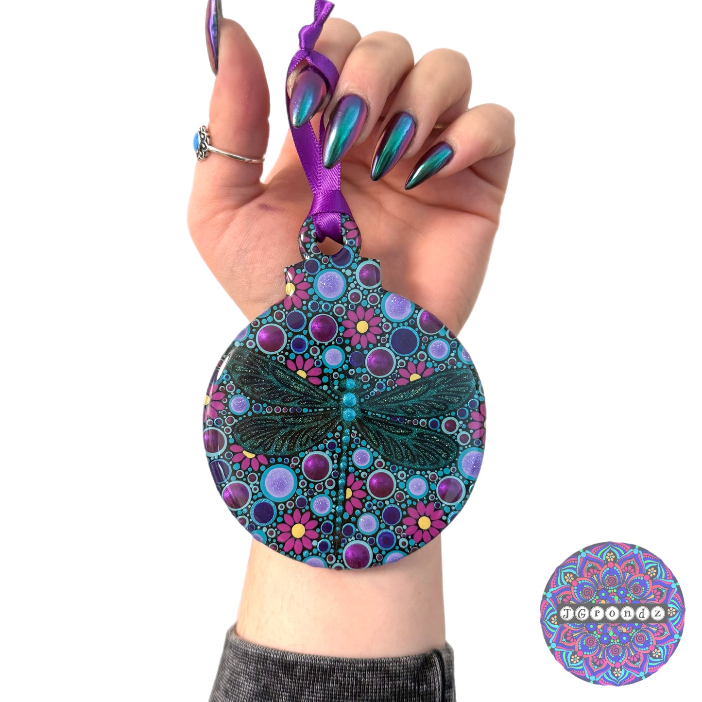 Dragonfly 4” Wood Ornament