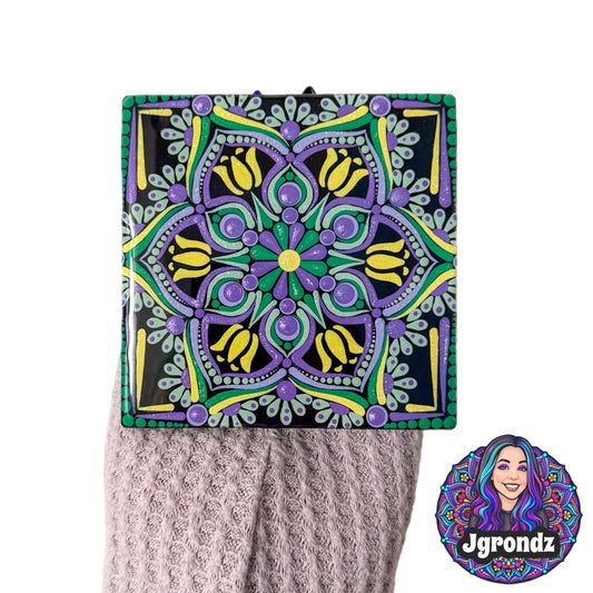 Tulip Mandala Coaster