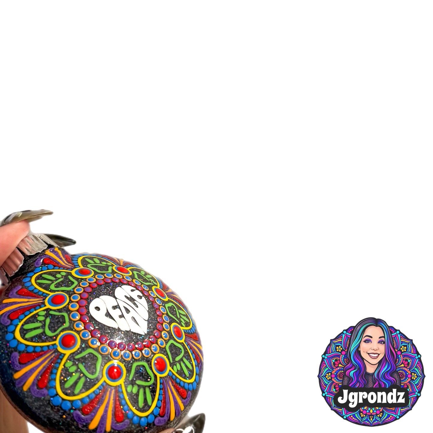 3” Groovy Mandala Ornament