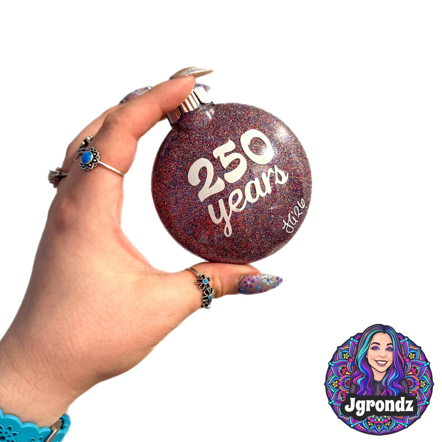 3” 250th Anniversary Mandala Ornament