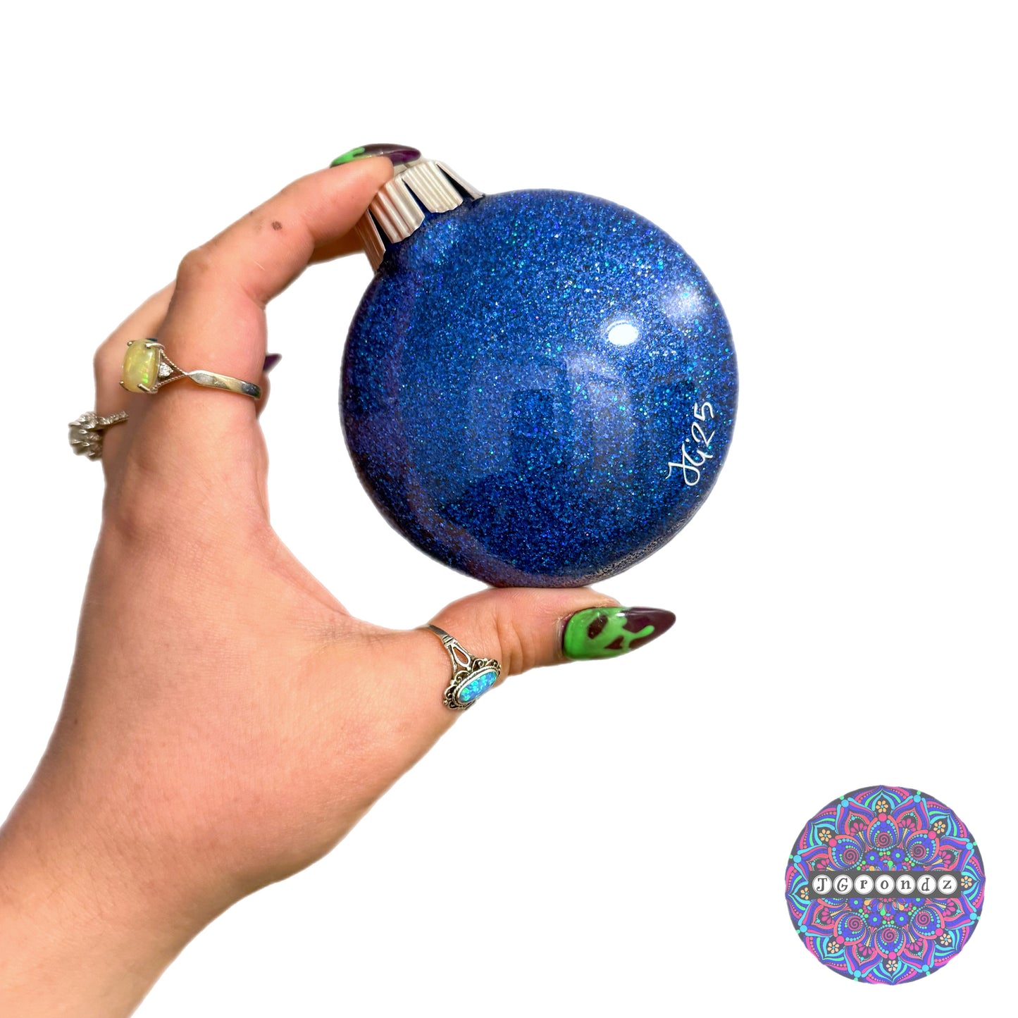 3” Wreath Mandala Glitter Ornament