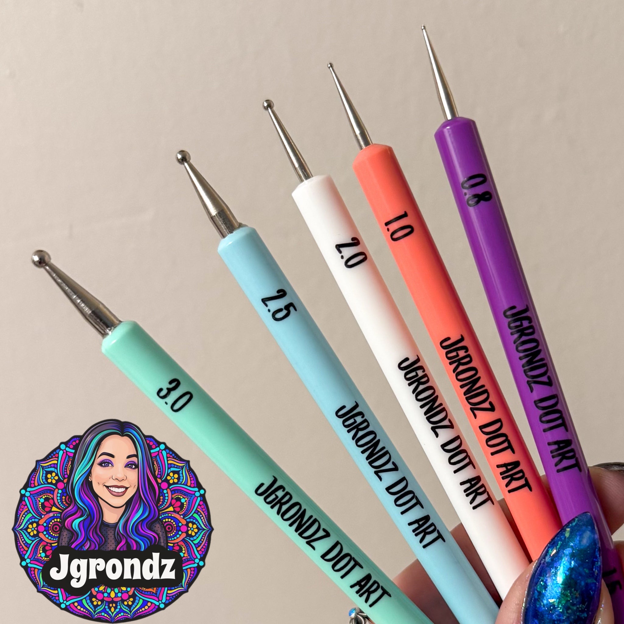 JGrondz 5-piece Dotting Tools – Jgrondz Dot Art