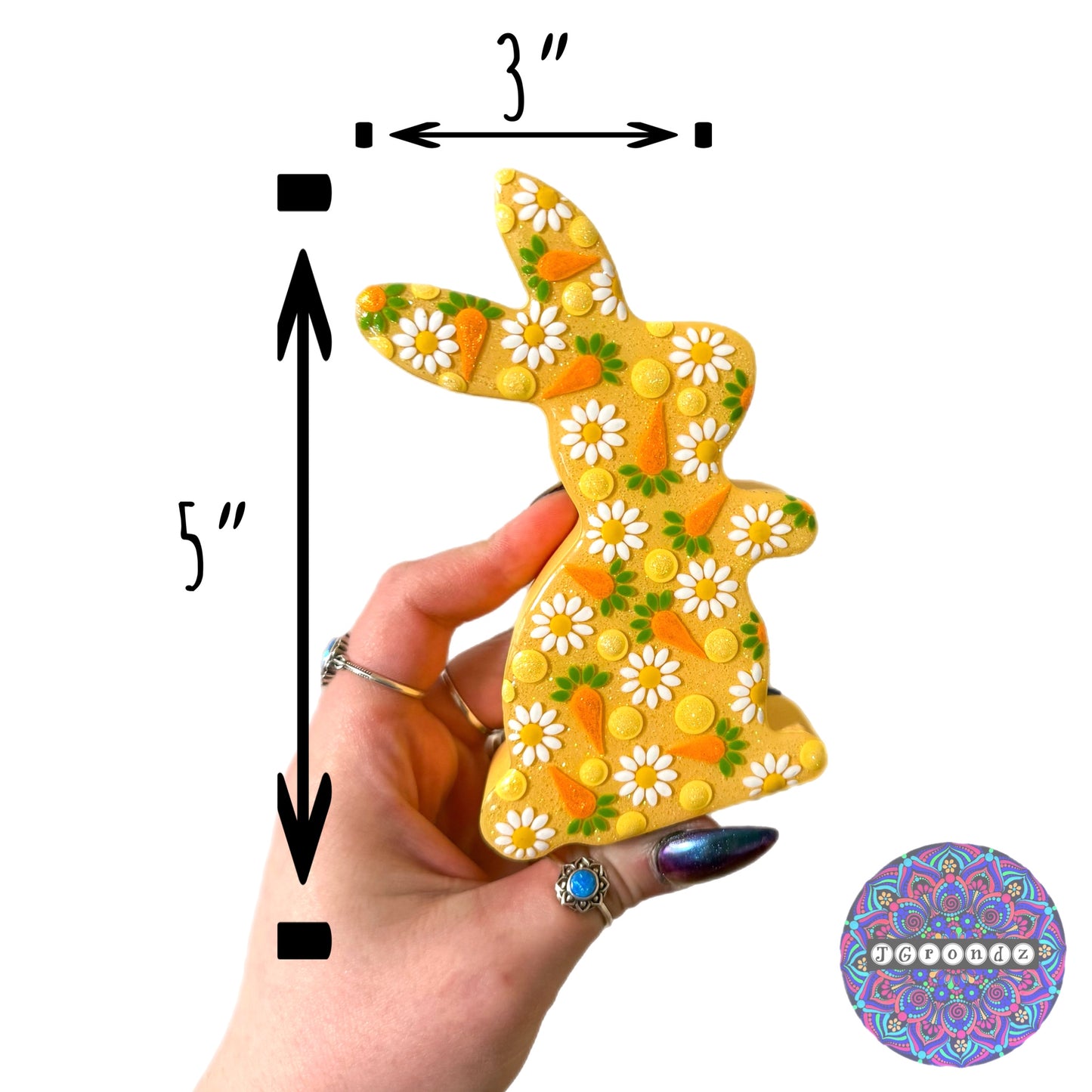 Bunny Tiered Tray / Shelf Decor