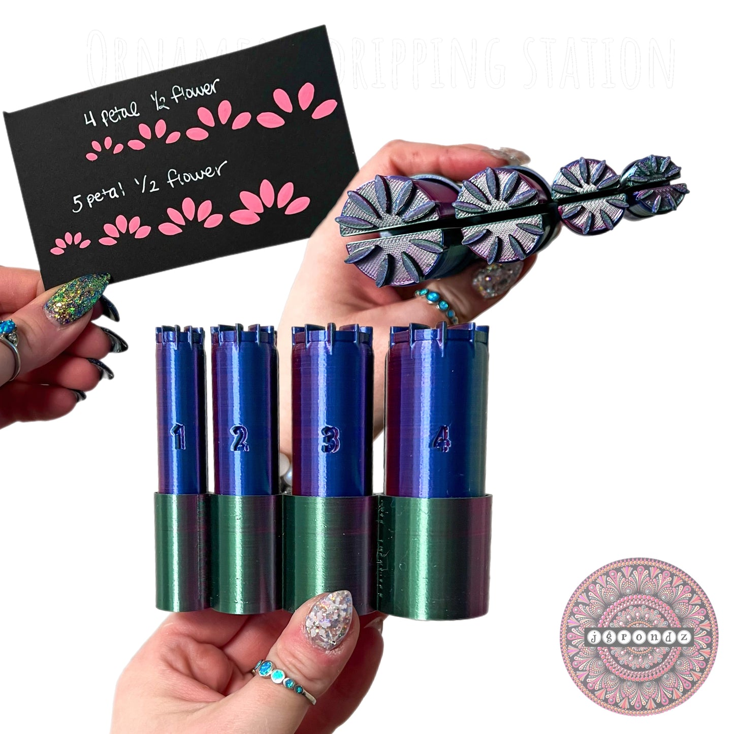 4&5 petal HALF Flower Dotting Tools