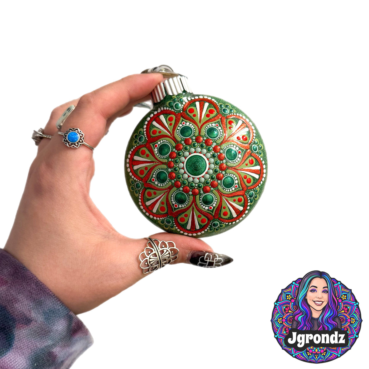3” Mandala Ornament