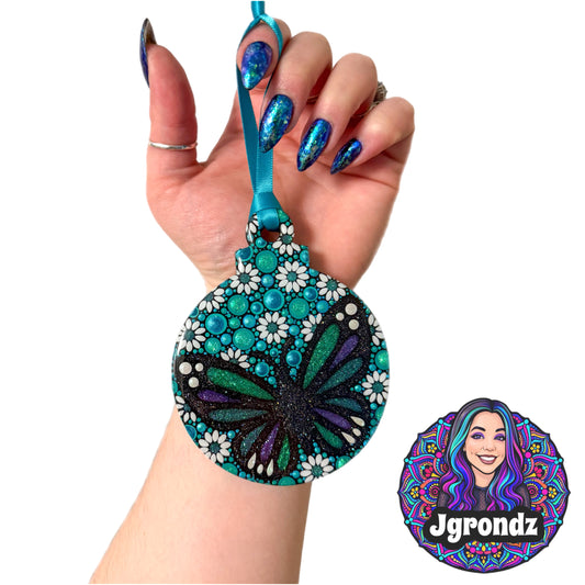 Butterfly 4” Wood Ornament