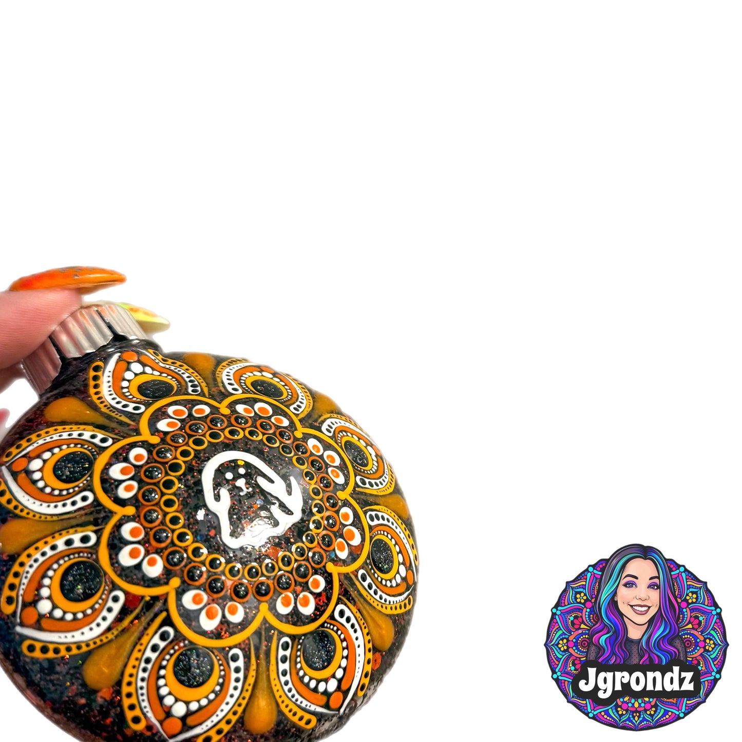 3” Halloween Mandala Ornament