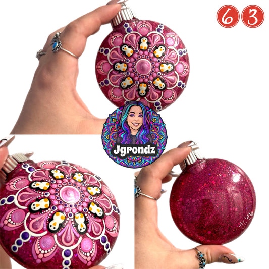 3” Penguin Mandala Ornament