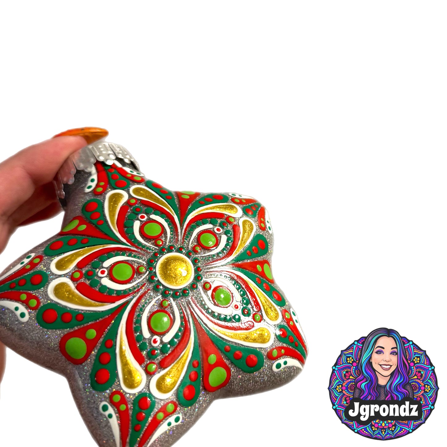 4” Star Mandala Ornament