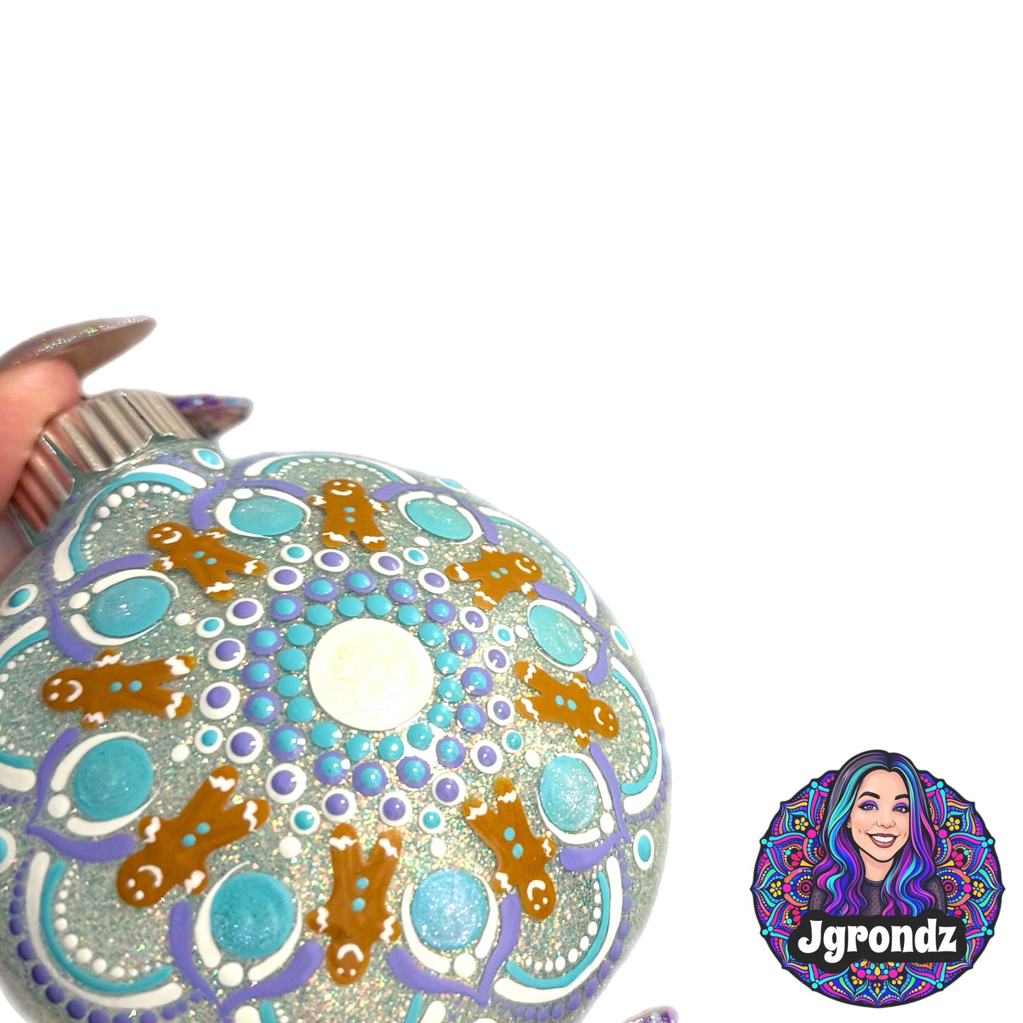 3” Gingerbread Mandala Ornament