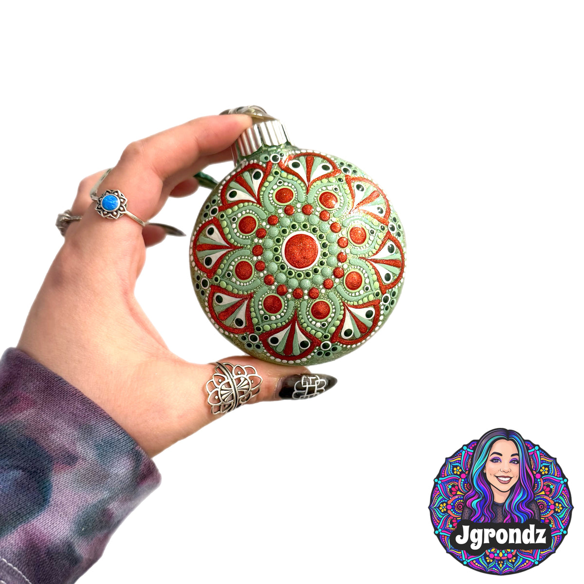 3” Mandala Ornament