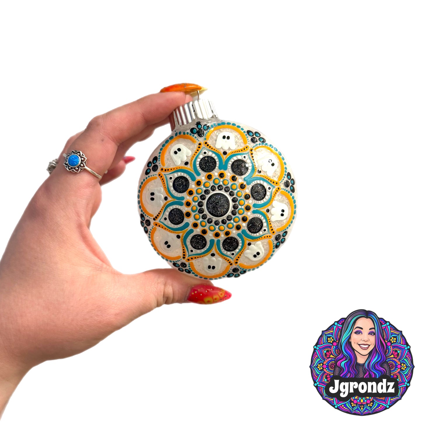 3” Halloween Mandala Ornament