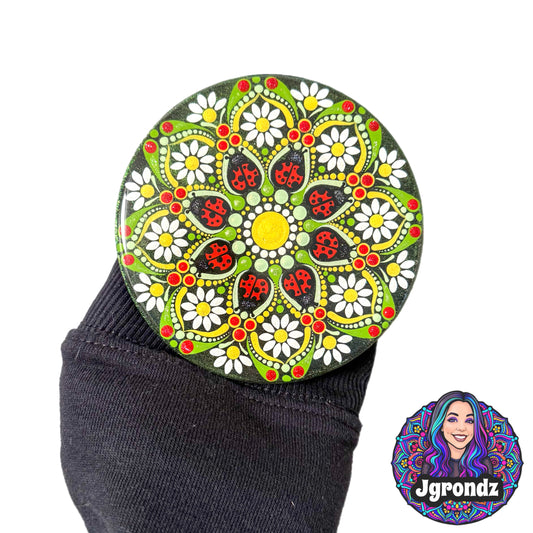 Ladybug Mandala Coaster