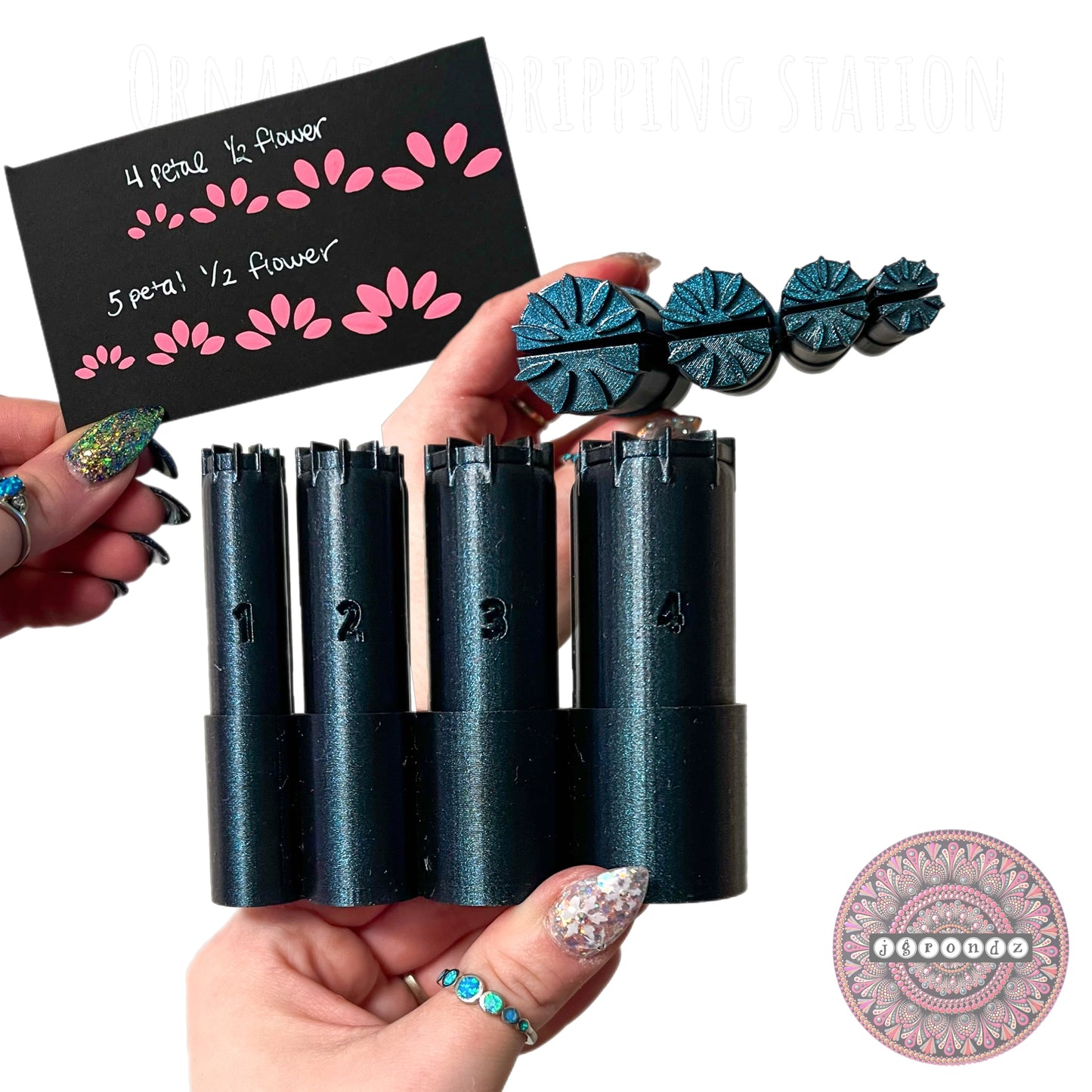 4&5 petal HALF Flower Dotting Tools