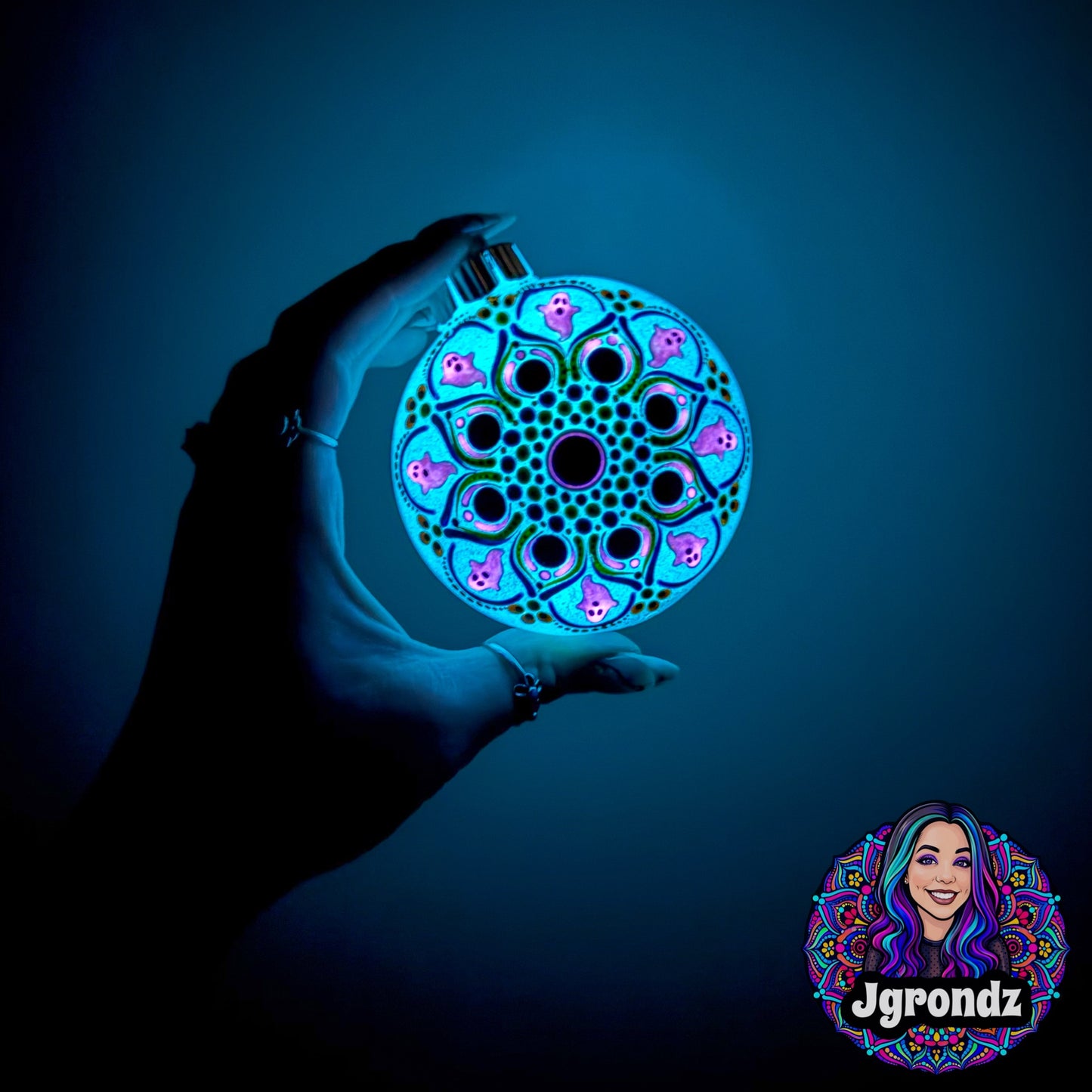 3” Halloween Mandala Ornament