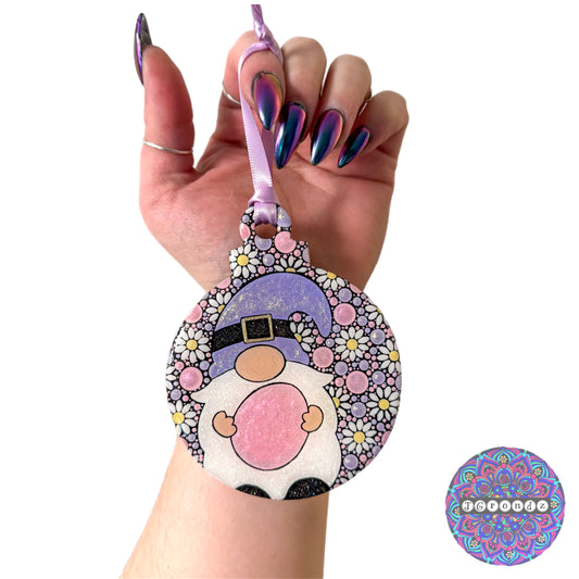 Easter Gnome 4” Wood Ornament