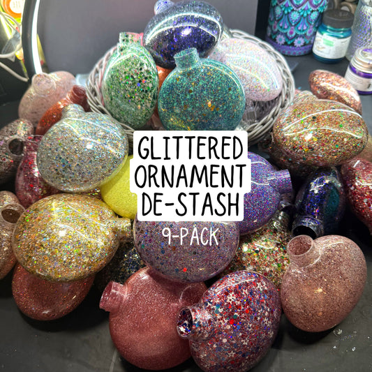 Glittered Ornament Destash