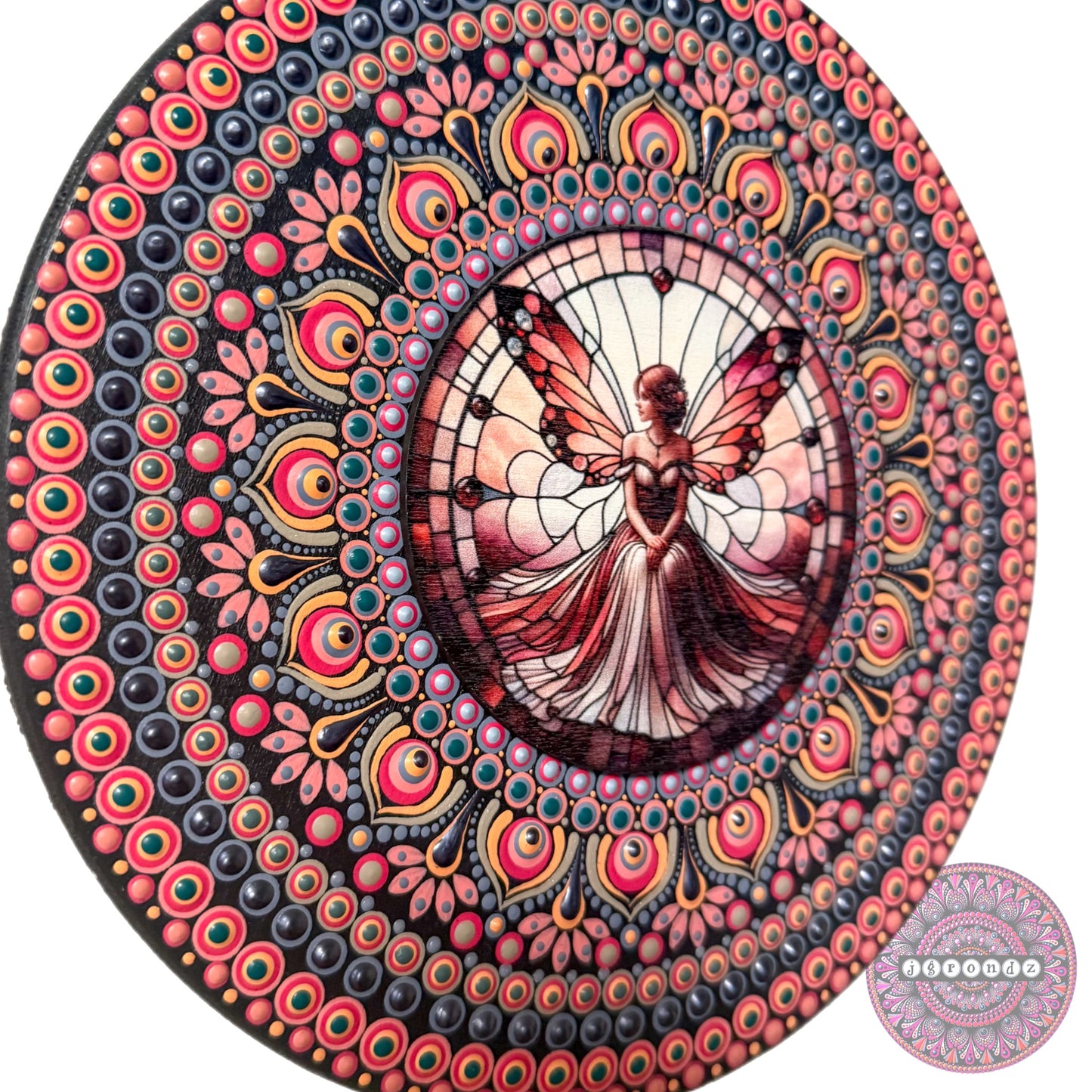 8.5” Fairy Mandala Painting