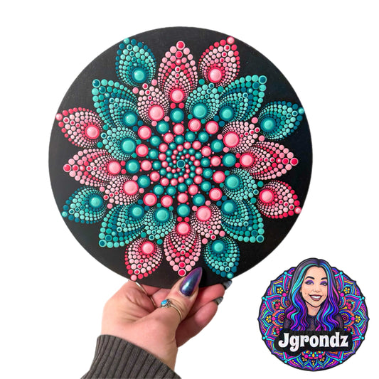 Spiral Mandala Painting