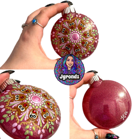 3” Reindeer Mandala Ornament