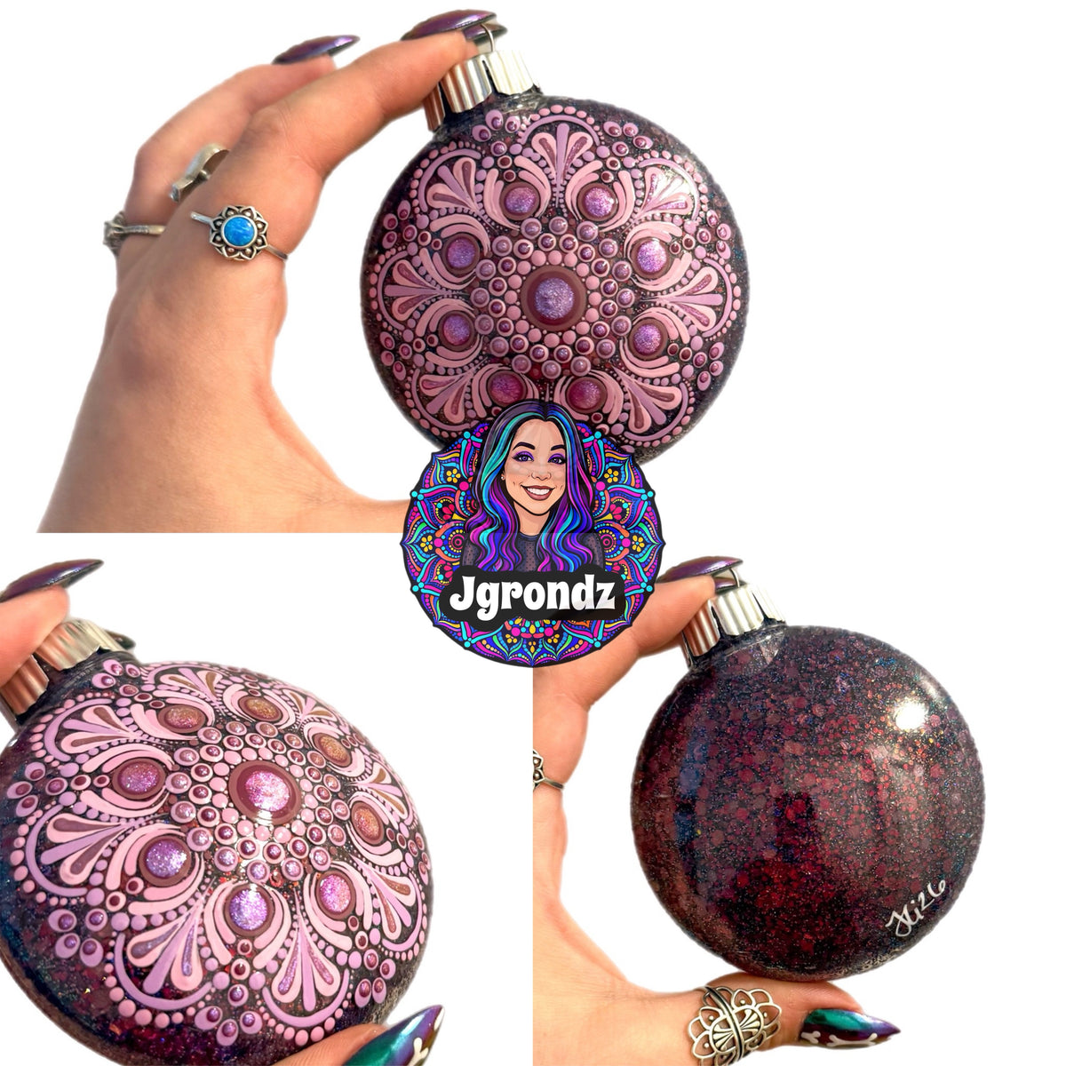 3” Mandala Ornament