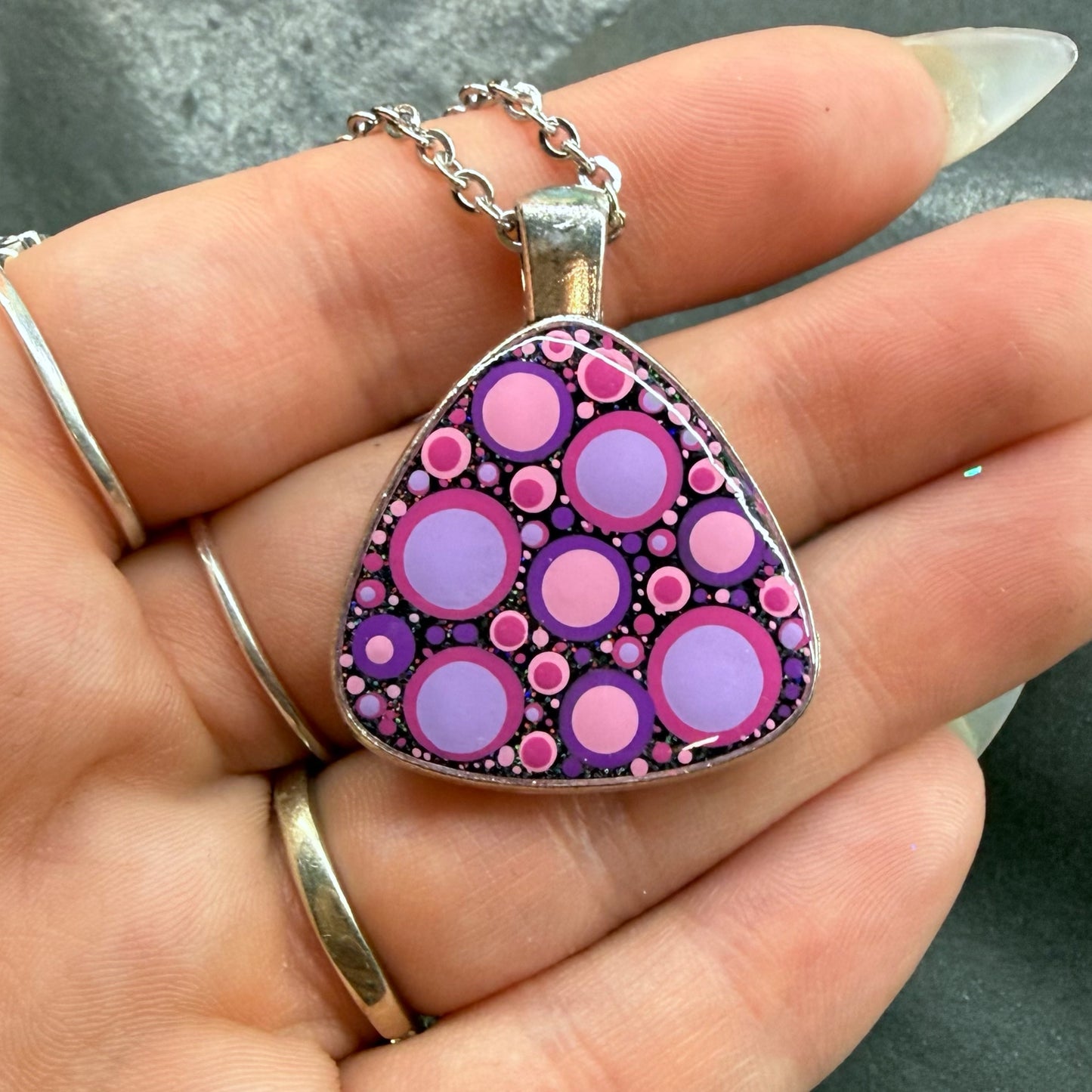 Mandala Pendants (with chain)