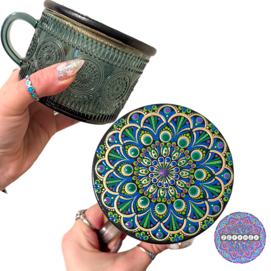 Embossed Mandala Stash Jar/Mug